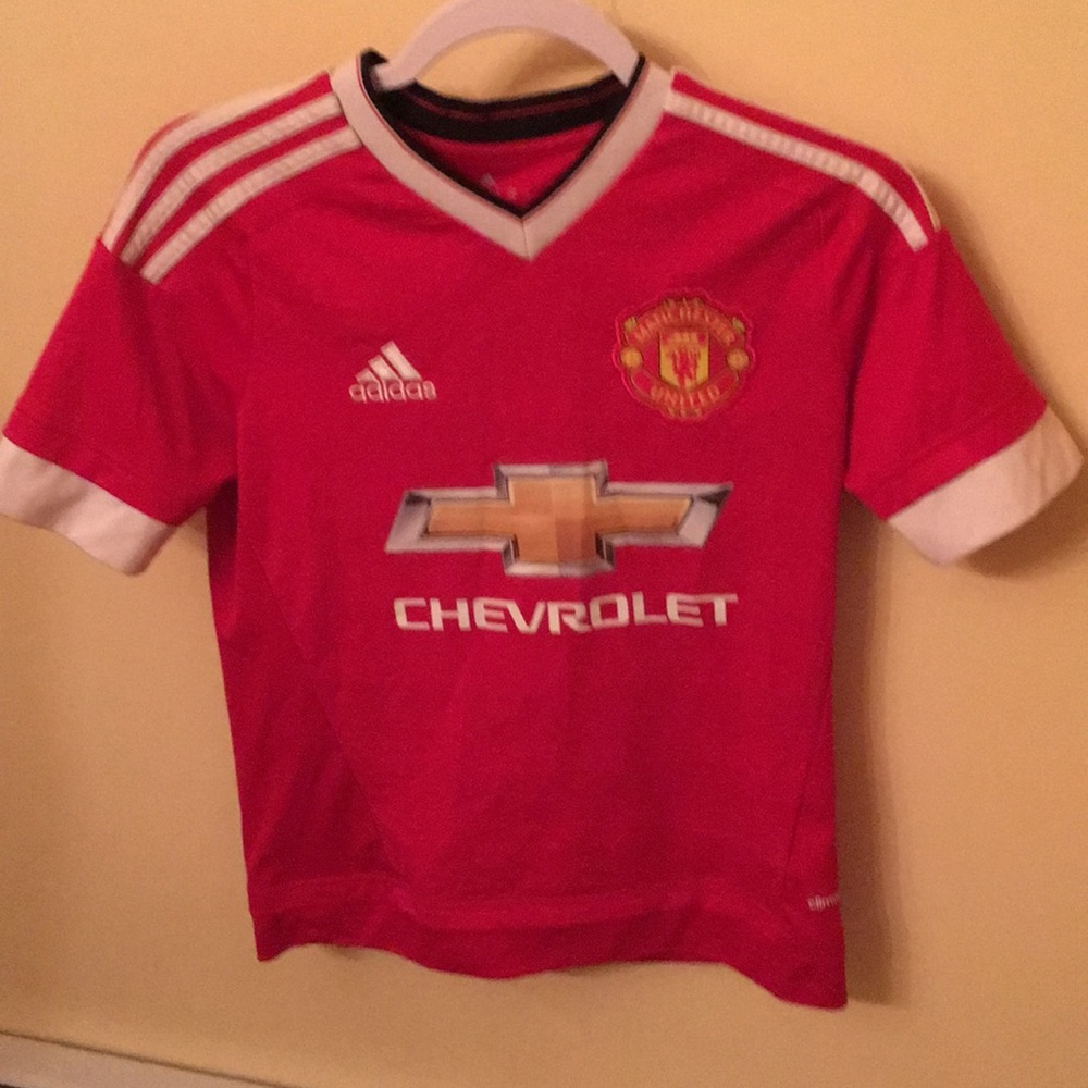 Adidas Manchester United Soccer Jersey Youth Large